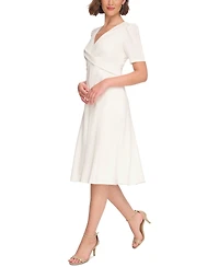 Tommy Hilfiger Women's Crisscross Fit & Flare Dress
