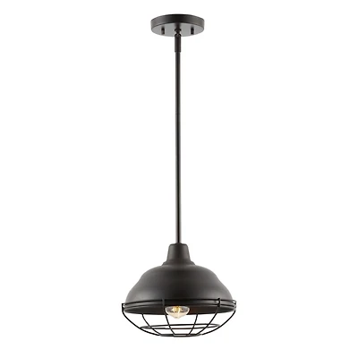 Jonathan Y Levi Industrial Farmhouse Iron Led Pendant