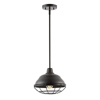 Jonathan Y Levi Industrial Farmhouse Iron Led Pendant
