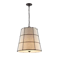 Silas Rustic Farmhouse Led Flush Mount