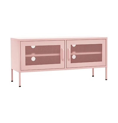 Tv Stand Pink 41.3"x13.8"x19.7" Steel