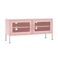 Tv Stand Pink 41.3"x13.8"x19.7" Steel