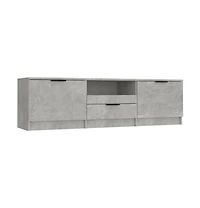 Tv Stand Concrete Gray 55.1"x13.8"x15.7" Engineered Wood