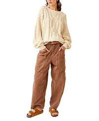 Free People Women's Frankie Cable Sweater