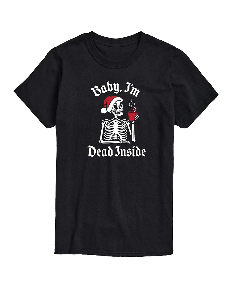 Airwaves Men's Christmas Skeleton Short Sleeve T-shirt