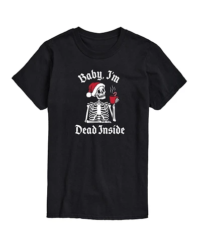 Airwaves Men's Christmas Skeleton Short Sleeve T-shirt