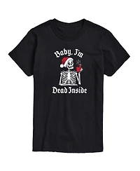 Airwaves Men's Christmas Skeleton Short Sleeve T-shirt