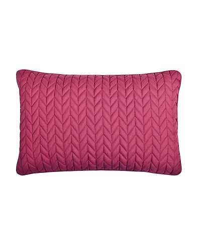 J by Queen Cayman Quilted Decorative Pillow, 12" x 40"