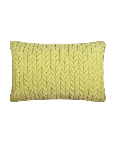J by Queen Cayman Quilted Decorative Pillow, 12" x 40"