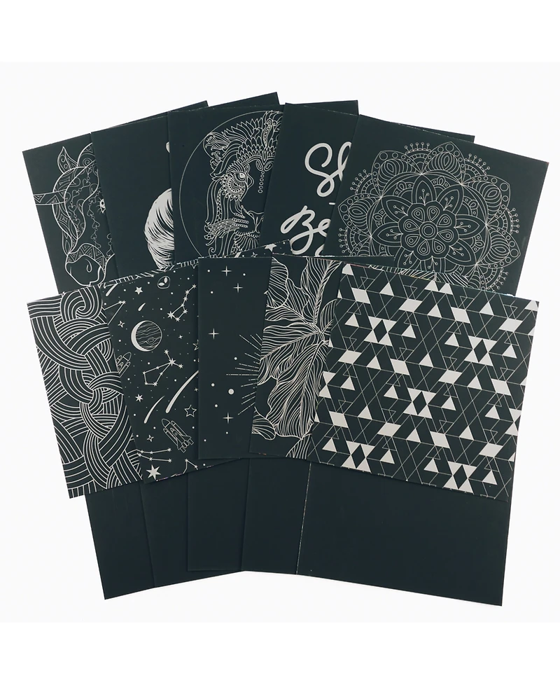 Art 101 Ultimate Scratch Art Combo Kit, 41 Pieces