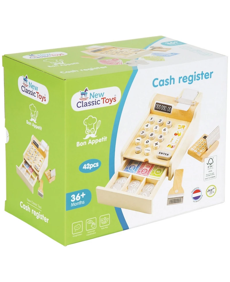 New Classic Toys Cash Register White, Educational Toys