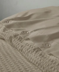 510 Design Mina Waffle Textured 3-Pc. Duvet Cover Set, King/California King