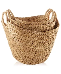 Casafield Set of 3 Boat Baskets with Handles