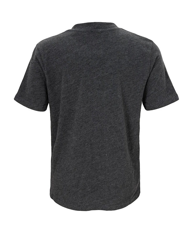 Big Boys Fanatics Heather Charcoal Texas Rangers 2023 American League Champions Locker Room T-shirt