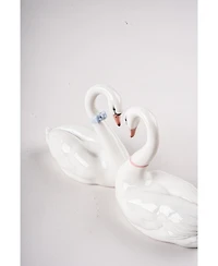 Lladro Endless Love Swans Cake Topper