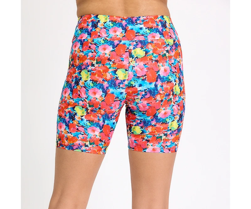 Calypsa Women's Mid-Thigh Swim Shorts