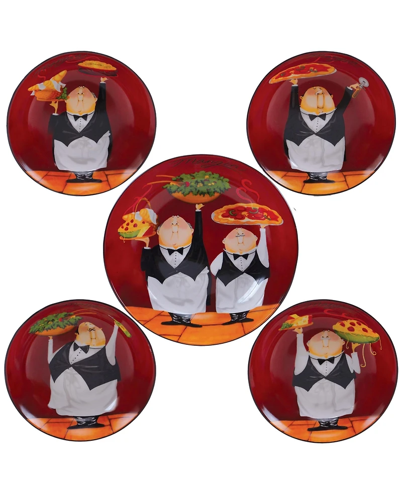 Certified International Waiters 5-Pc. Pasta Sets