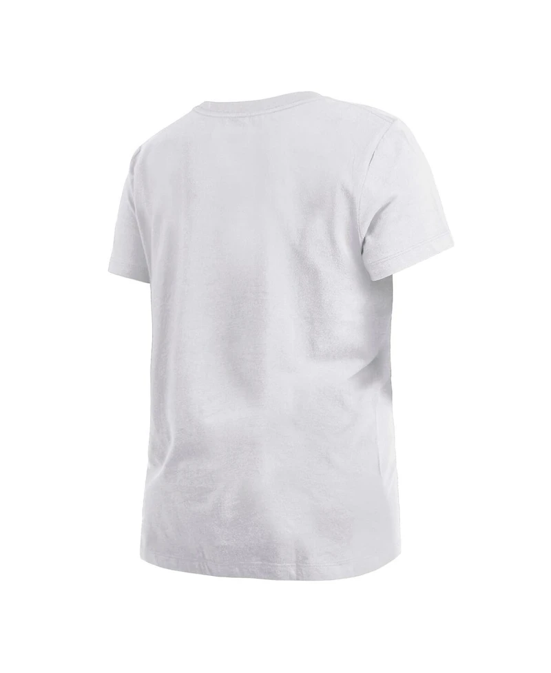 Women's New Era White Atlanta Hawks 2023/24 City Edition T-shirt