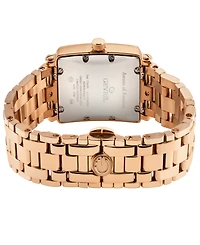 Gevril Women's Avenue of Americas Mini Rose Gold-Tone Stainless Steel Watch 32mm