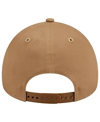 Men's New Era Khaki Boston Red Sox A-Frame 9FORTY Adjustable Hat