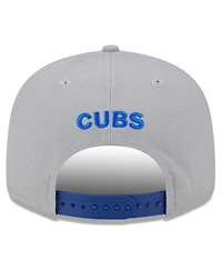 Men's New Era Gray, Royal Chicago Cubs Band 9FIFTY Snapback Hat