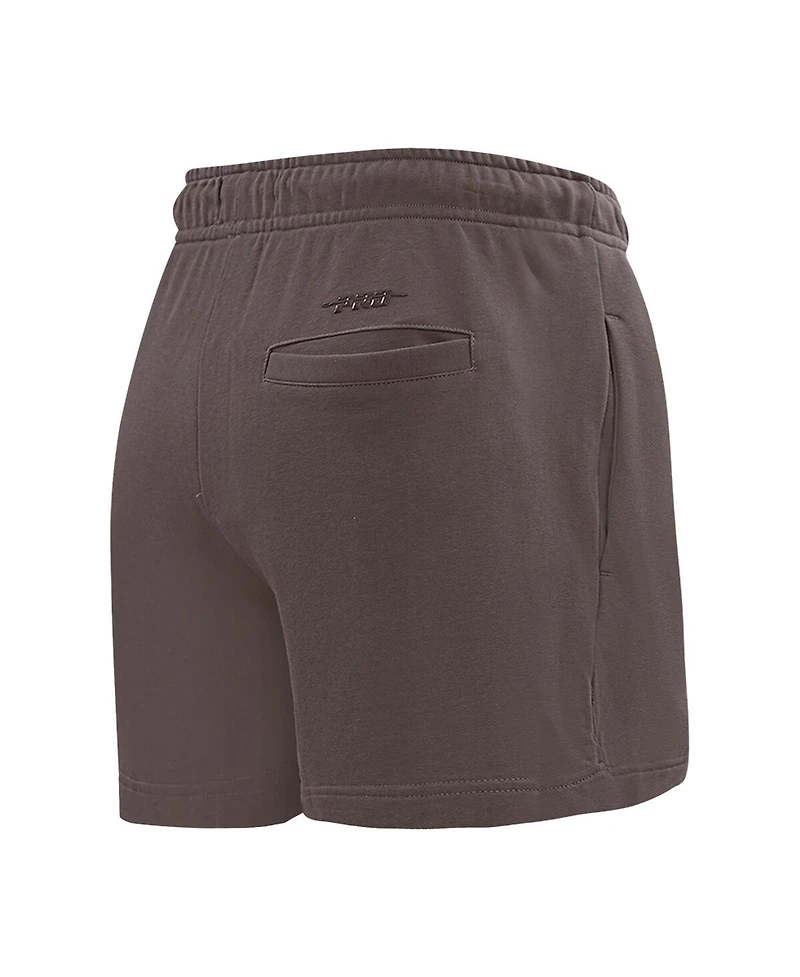Women's Pro Standard Brown Philadelphia Phillies Neutral Fleece Shorts