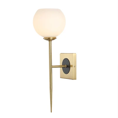 Jonathan Y Sylvie Coastal French Country Iron Led Sconce