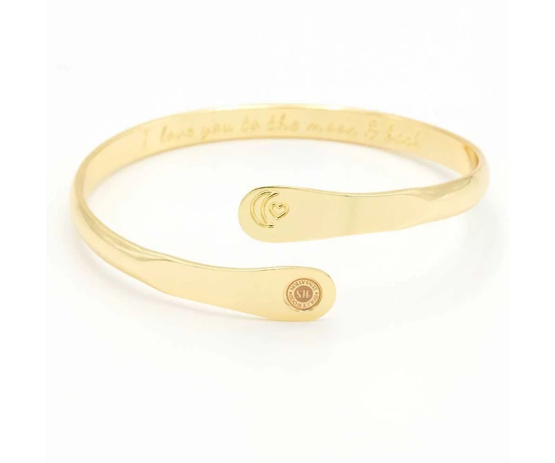 Engraved I love you to the moon and back Bracelet