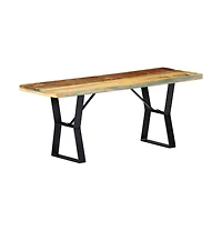 Bench 43.3" Solid Reclaimed Wood