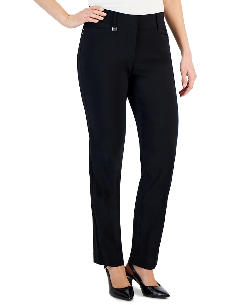 Jm Collection Petite Curvy Straight Leg Pants, & Short, Created for Macy's