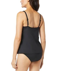 Coco Reef Womens Ultra Fit Bra Sized Tankini Top Impulse High Waist Bikini Bottoms