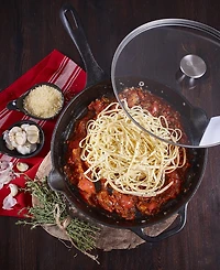 Victoria Glass Lid with Stainless Steel Knob for 12" Skillet