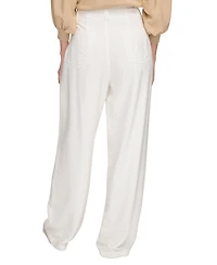 Dkny Women's Top-Stitched Crinkle Trousers