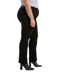 Levi's Trendy Plus 314 Mid-Rise Shaping Straight-Leg Jeans