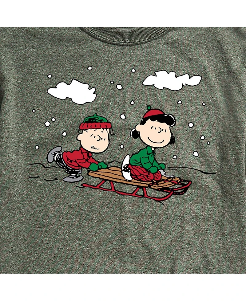 Airwaves Men's Peanuts Holidays Short Sleeve T-shirt
