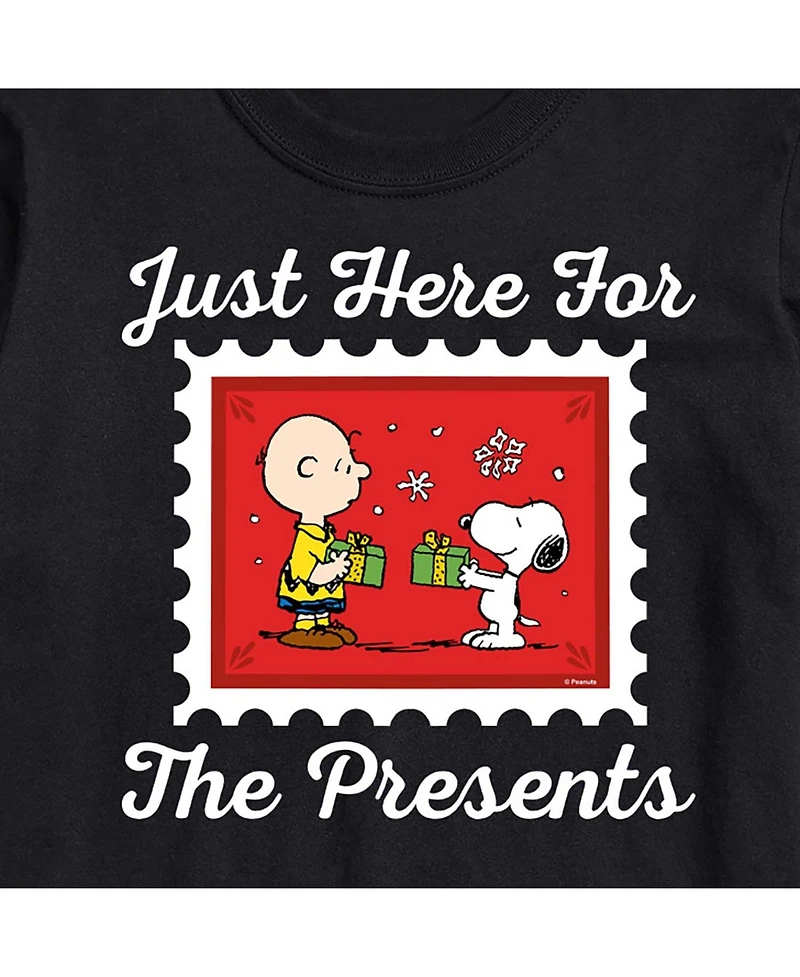 Airwaves Men's Peanuts Holidays Short Sleeve T-shirt