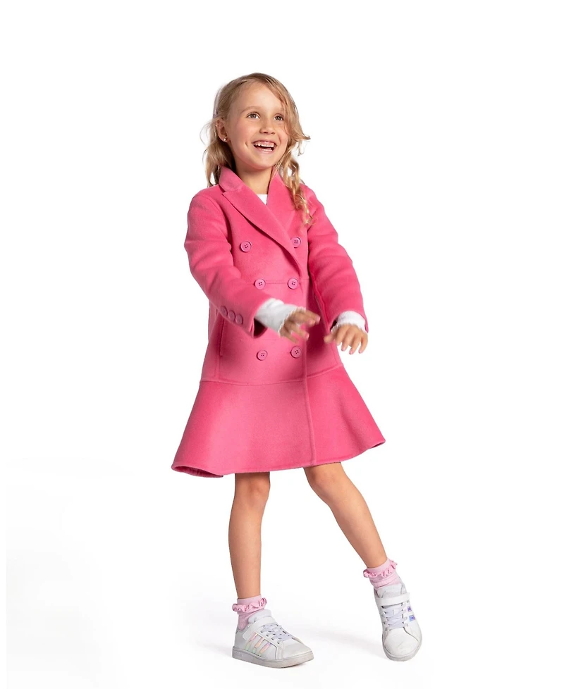 Good Manners Wool Blend Fitted Coat