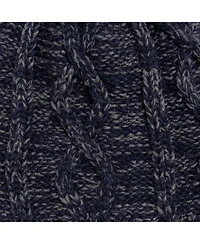 Muk Luks Men's Heat Retainer Beanie, Navy/Blue, One Size