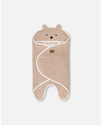 Baby Boy Baby Cocoon Blanket Brown Teddy Bear - Infant|Toddler