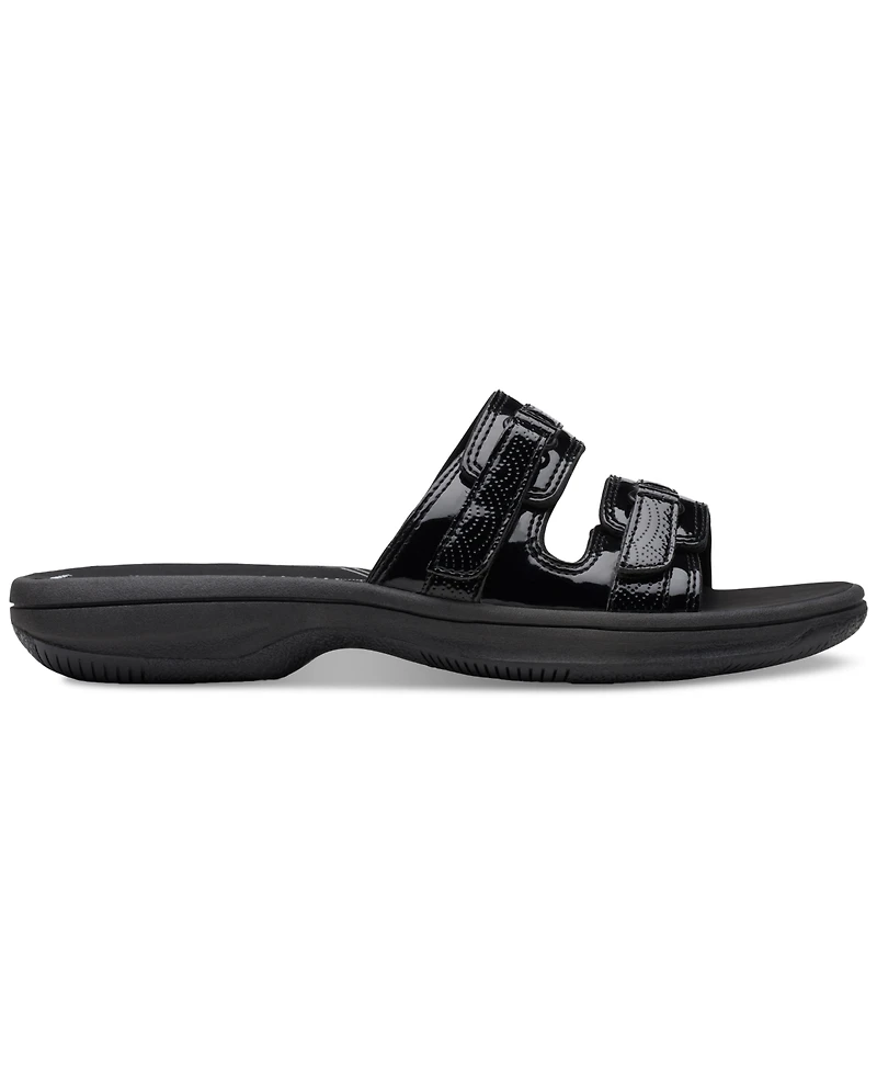 Clarks Women's Cloudsteppers Breeze Piper Comfort Slide Sandals