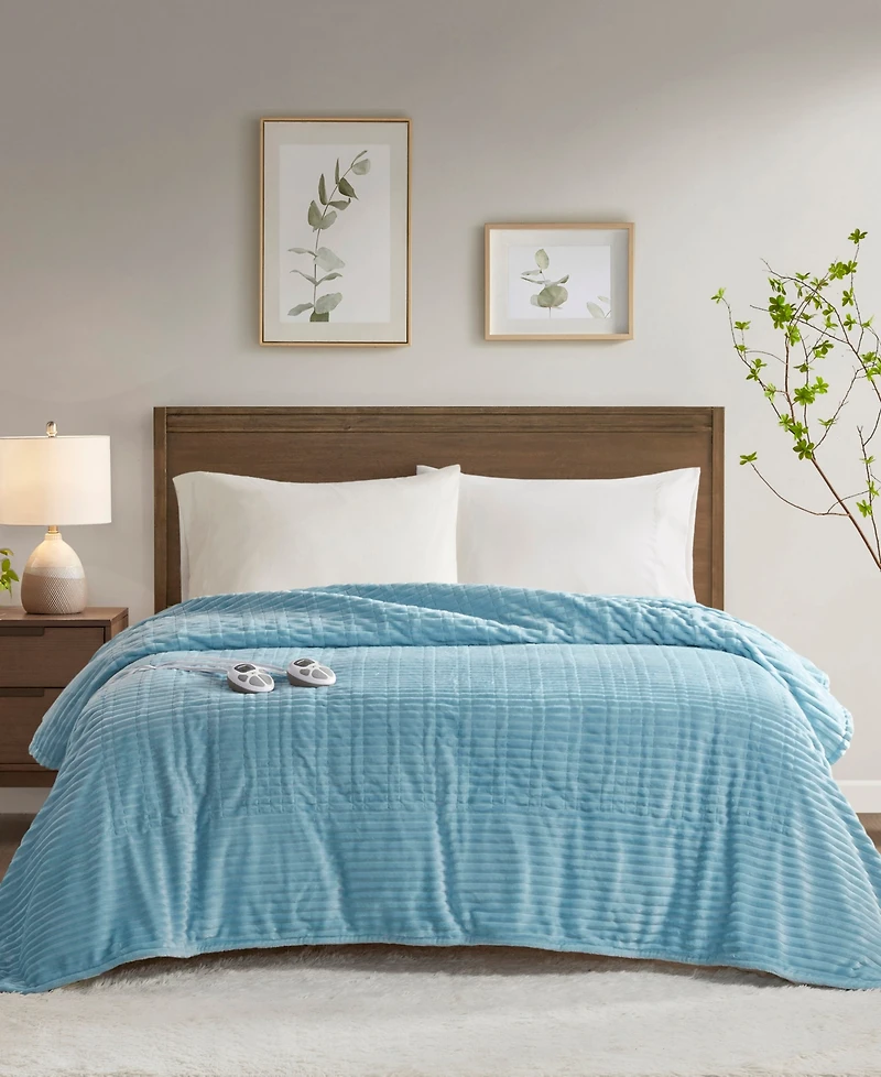 Serta Corded Plush Heated Blanket