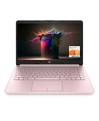 Hp Essential 14" Laptop Intel Celeron N4120 4GB Ram Intel Uhd Graphics 600 64GB eMMC Storage Windows 11 Home Hd - Pink