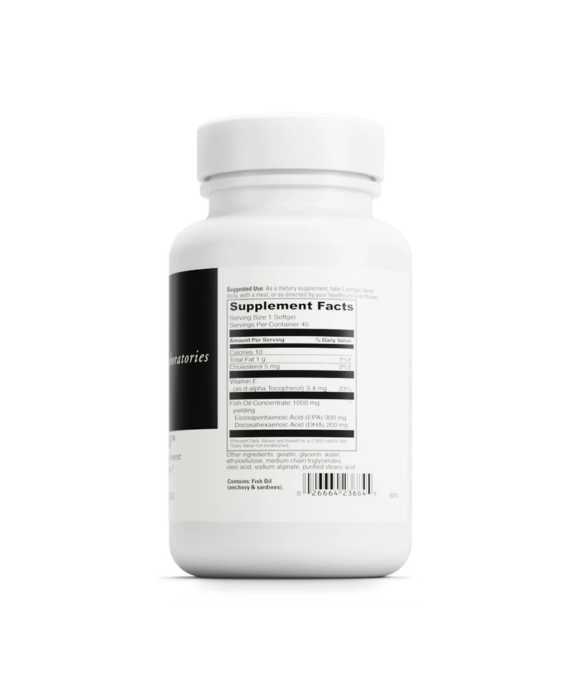 DaVinci Labs Omega-3 1000 - Dietary Supplement to Maintain Already Normal Cholesterol Levels and Support Immune System