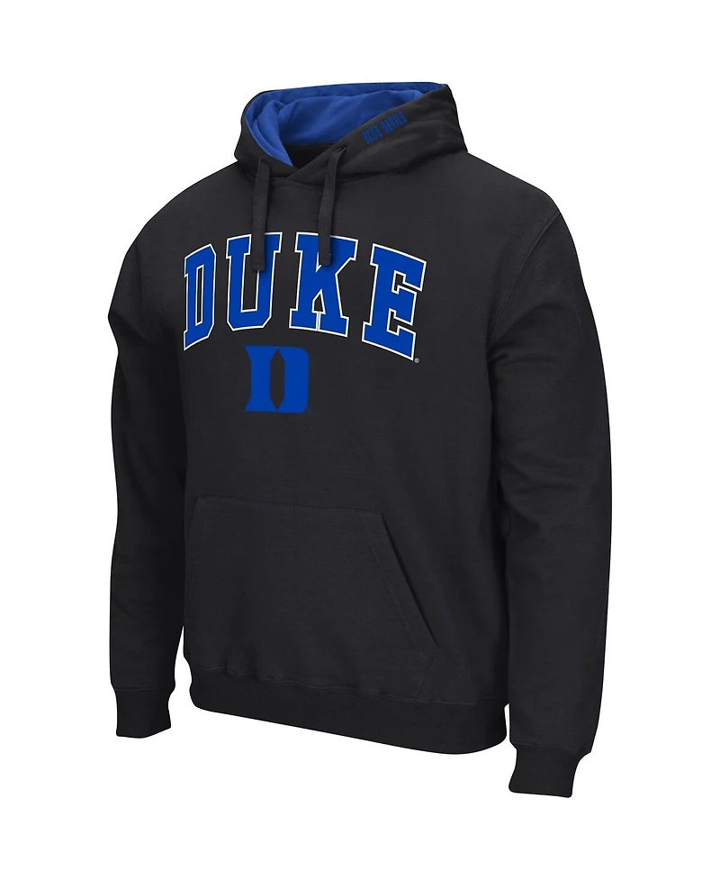 Colosseum Men's Duke Devils Arch & Logo 3.0 Pullover Hoodie