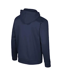 Men's Colosseum Navy Notre Dame Fighting Irish Quarter-Zip Hoodie