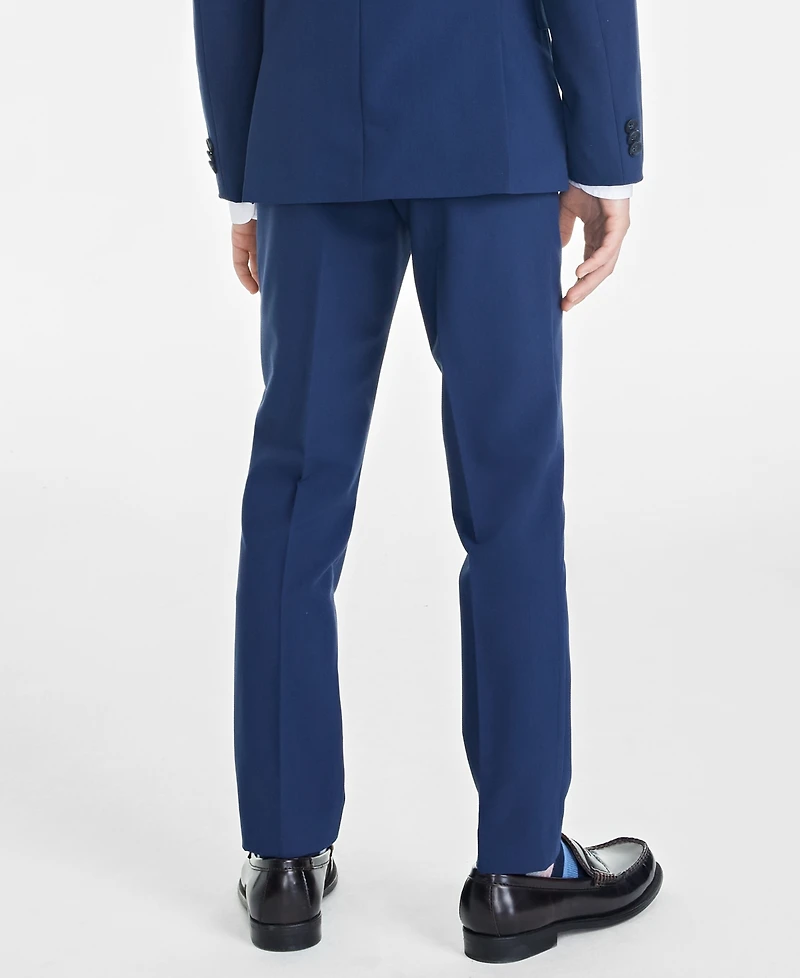 Kenneth Cole Reaction Big Boys Slim Fit Machine Washable Stretch Dress Pants
