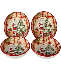 Certified International Holiday Wishes 4-Pc. Soup/Pasta