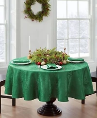 Elrene Poinsettia Elegance Damask Collection