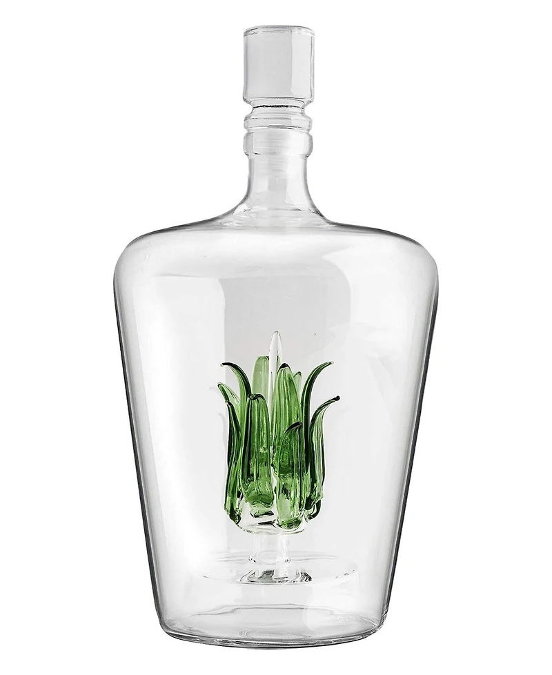 The Wine Savant Tequila Decanter & Shot Glasses, 7 Piece Set