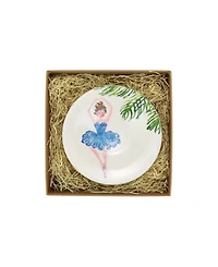Vietri Nutcrackers Dinnerware Canape Plates, Set of 4